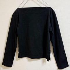 美品　アニエスベー★カットソー　フランス製　長袖　綿　黒 2025年最新】Agnes b レディース 長袖 Tシャツ・カットソーの
