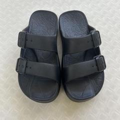 ラクバキ イージーサンダル ラップ ブラックM Racbaki - メルカリ