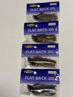 デプス ルアー セット フラットバックジグ 3/4oz 1oz ラバージグのサムネイル