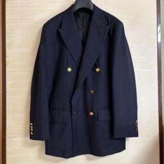 希少✨ EDIFICE ダブルジャケット DORMEUIL ネイビー 44