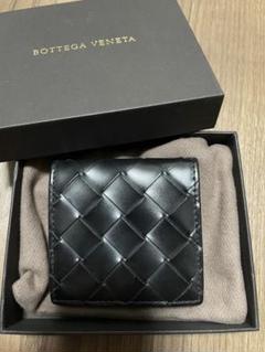 Bottega Veneta ブラック コインケース BOTTEGA VENETA コインケース ブラック ゴールド イントレ