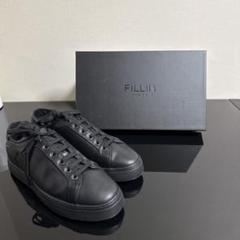 【未使用】FILLIN OSLO 本革ブラック スニーカー 26cm 厚底 OSLO｜BLACK – FILLIN