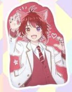【訳あり】すとぷり めちゃもふぐっとダイカットクッション 莉犬