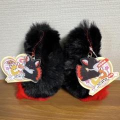 ちょコンと九尾さま　ペアペアしっぽキーホルダー　おこげ　2種セット