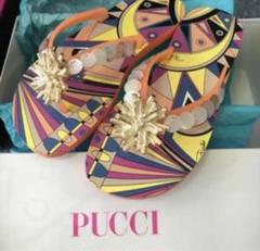 新品【38】PUCCI カラフルビーチサンダル エミリオプッチ 新品【38】PUCCI カラフルビーチサンダル エミリオプッチ - メルカリ