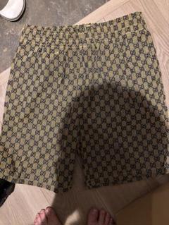GUCCI GGパターン ショートパンツ 赤 GUCCI - GUCCI グッチ ショートパンツ S 赤 【古着】【中古