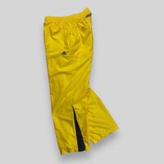00s adidas アディダス トラックパンツ イエロー S y2k テック