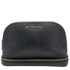 良品　MICHAEL KORS　マイケルコース　ポーチ　コスメポーチ　レザー
