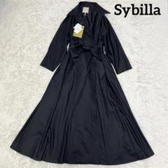 ほぼ未使用　現行タグ付き　シビラ　カシュクールデザインドレス　Aライン　リボン