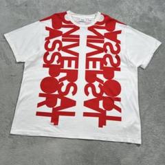 バーバリー スローガン プリント半袖Tシャツ ホワイト XL