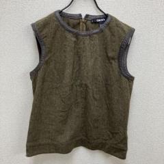 90s DKNY リネンニット　ディーケーエヌワイ　vintage 90s DKNY tye dye logo print T-shirt | sui & shara