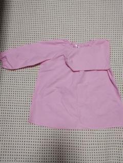 ピンク 長袖ブラウス 幼稚園用100cm幼稚園用スモック