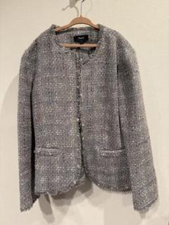 組曲【サイズ2】☆ツイード☆セットアップ Theory ツイードセットアップ サイズ2 グレー系 - メルカリ
