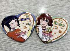【μ’s】ハート缶バッジ（ヴィレヴァン）まとめ売り ラブライブ！虹ヶ咲 ヴィレッジヴァンガード ハート缶バッジ