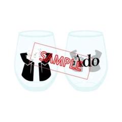 【新品未開封・会員限定】Ado グラス 心臓 モナ・リザの横顔 2個セット モナ・リザの横顔