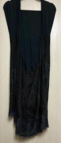 【美品✨超希少】ドリスヴァンノッテン 大判スカーフ シルク インドコットン 緑 貴船川 〜新緑〜 水野克比古 大判スカーフ 日本製 京都 写真