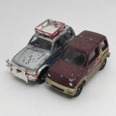 トミカ パジェロ 2台セット トミカ 三菱パジェロ2台セット - メルカリ