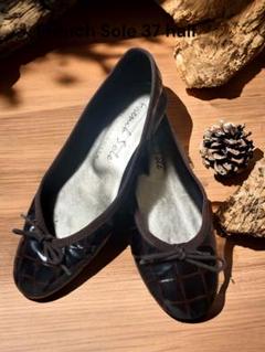 French Sole ヘビ柄フラットシューズ41 French Sole ヘビ柄フラットシューズ41