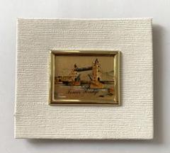 額無 ロンドン タワーブリッジ 23kt ゴールドリーフ ミニサイズ 金 金箔 額無 ロンドン タワーブリッジ 23kt ゴールドリーフ ミニサイズ