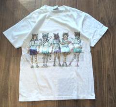 90年代　ファニーTシャツ　猫　アニマル　面白　両面　ヴィンテージ　アート