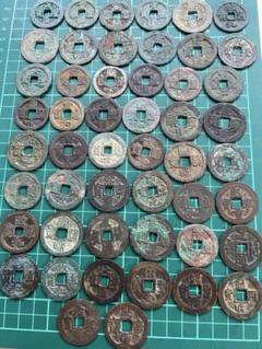穴銭　中国銭　折ニ銭　500枚ロット 中国古銭 硬貨 古銭 穴銭 絵銭（新発売 銅貨 中国古銭 - Yahoo
