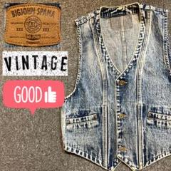 BIG JOHN　ビックジョン 70s vintage  デニムベスト　ジレ BIG JOHN ビックジョン 70s vintage デニムベスト ジレ