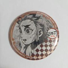 鬼滅の刃 ufotable ダイニング 煉獄杏寿郎 スクエア缶バッジ