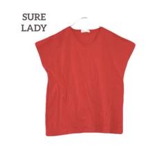 【SURE LADY】 コットンカットソー プルオーバー 鮮やか カジュアル