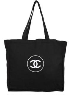 CHANELノベルティトートバック☆新品未使用☆ 新品】シャネルCHANELノベルティトートバッグ 黒 新品未使用品