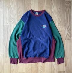 【USA製】ハードロックカフェ スウェット マルチカラー 両面 刺繍ロゴ USA製】ハードロックカフェ スウェット マルチカラー 両面 刺繍