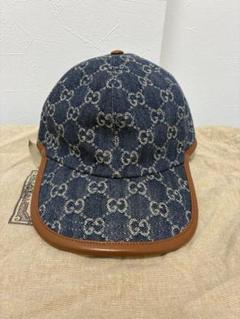 美品 GUCCI グッチ キャップ GG ロゴ 656206 GGキャンバス L