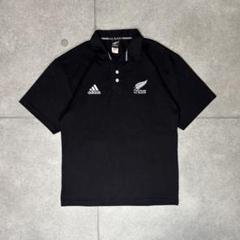 canterbury 90s オールブラックスタインラガー半袖ポロシャツ