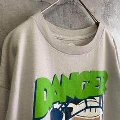 古着 人物 アート デンジャー アメリカ輸入 両面プリント Tシャツ 半袖