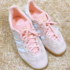 アディダス ガゼルインドア ピンク adidas 25cm スニーカー