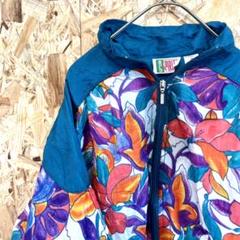 90sBOLDSPIRIT M アメカジ ユニセックス オーバーサイズ 花柄