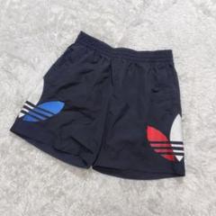 水陸両用パンツ　海パン　3 STRIPES　トリコロール　黒