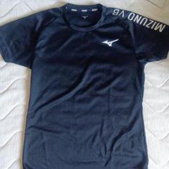 Mizuno V8 バレーボールシャツ Sサイズ 黒　練習着