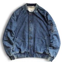 未使用】 ZARA 中綿 デニム ボンバー ジャケット