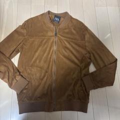 90s スウェードブルゾン　ブラウン 古着】 conbipel 90s スウェードブルゾン ブラウン 防寒 中古
