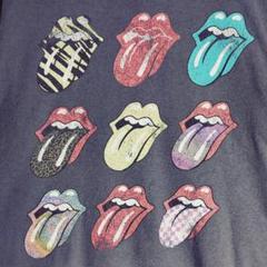 Tシャツ ダークグレー バンT Lサイズ　　ローリングストーンズ