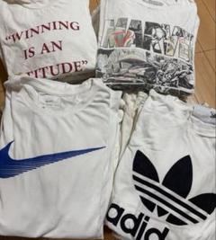 古着ベール白Tシャツ40着 Nike adidas Tommy Hilfiger