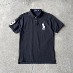 【新品未使用】ラルフローレン　ポロシャツ　グレー　ビックロゴ(ビックポニー) 美品】ポロ ラルフローレン ポロシャツ ビッグポニー ロゴ刺繡 3