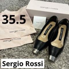 美品　セルジオロッシsergio rossi SR1 22.5 ブラック　黒