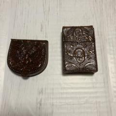 レザーコインケース エンボス加工