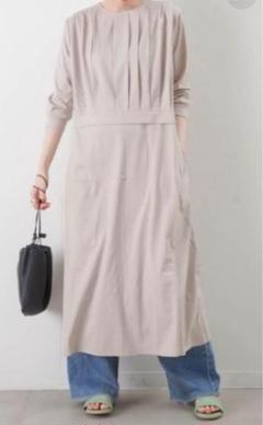 LUCA/LADY LUCA LUCA 七分袖 ロングワンピース