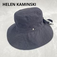 ヘレンカミンスキー 帽子 ハット コットン100 ブラック ステッチ ヘレンカミンスキー 帽子 ハット コットン100 ブラック ステッチ
