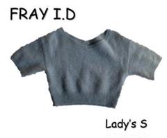 FRAY I.D （フレイアイディー） 五分袖アンゴラニットトップス