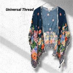 RACHEL ZOE 花柄ストール ワンサイズ ネイビー 華やか