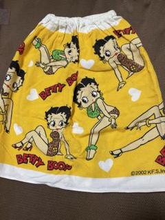 新品/ベティちゃんのラップタオル（子供用）黄色　巻きタオルベティブープ