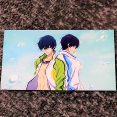 Free! 七瀬遙 松岡凛 椎名旭 缶バッジ クリアカード ポストカード セット 公式品】Free! 初回特典 エンドカード ポストカード 松岡凛 七瀬